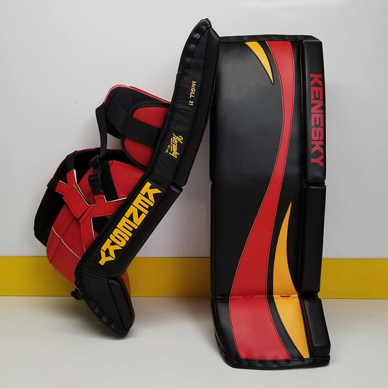 HOW TO CUSTOMIZE GOALIE PADS 