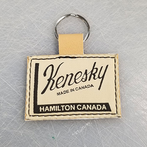 Vintage Label key chain (double sided)